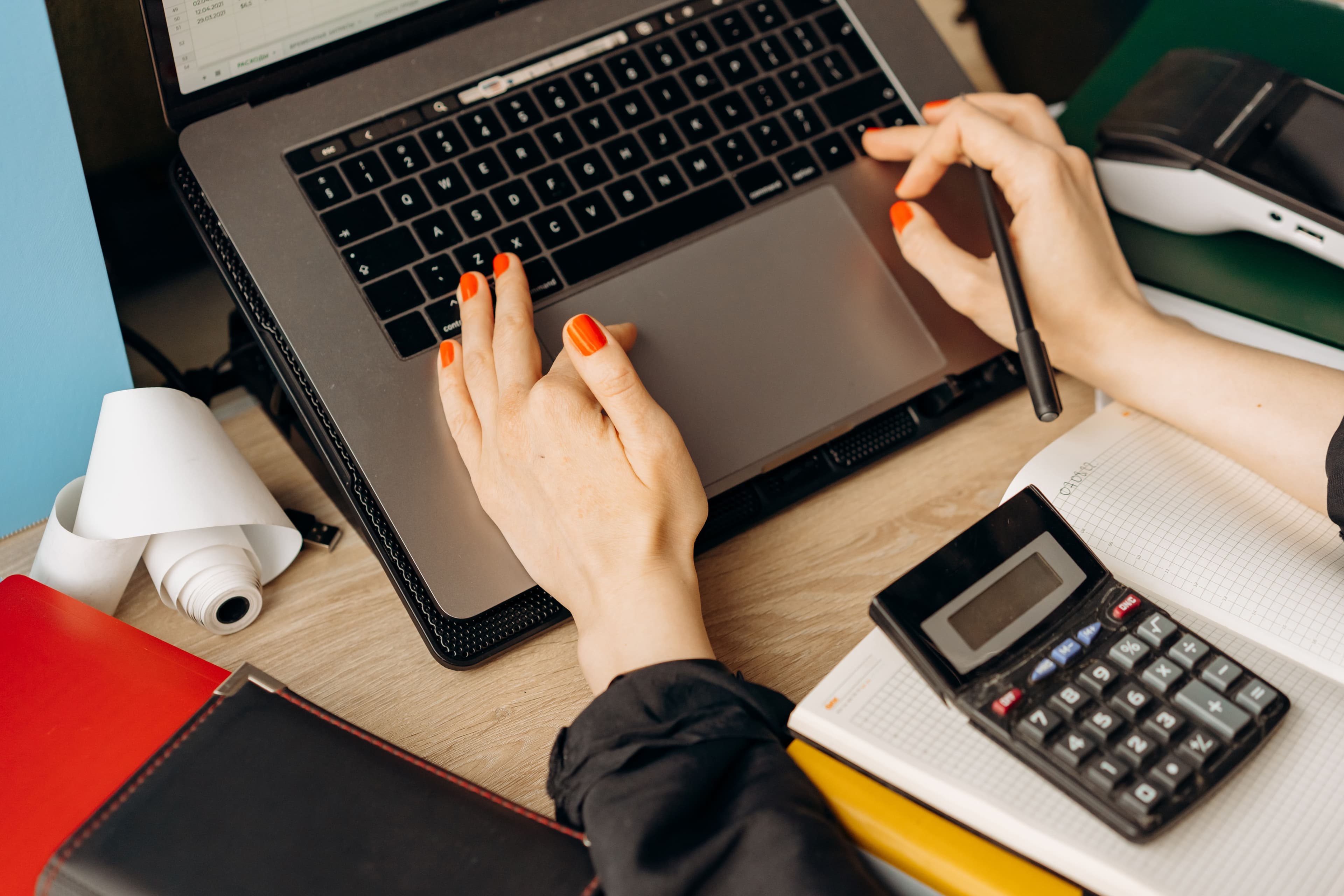 Clean bookkeeping workspace